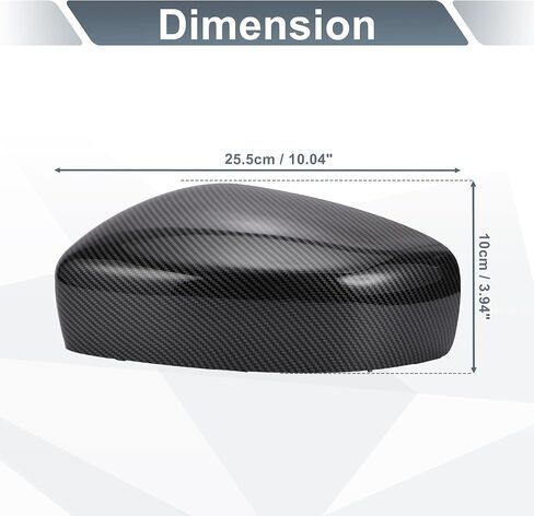 X AutoHaux Car الخلفي View View Driver Side Prastenger Cover Cover Capt Pretency Black for Infiniti G37 G25 Q60 Q40 2008-2015 Coverts Mirror Guard in Saudi Arabia