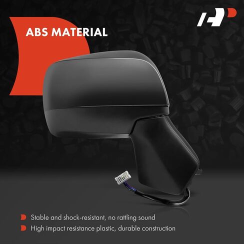 A-Premium Passenger Side Power Door Mirror - Compatible with Subaru Forester 2014 2015 2016 2017 2018 - Heated Manual Folding Black Outside Rear View Mirror - Replace# 91036SG331 in Saudi Arabia