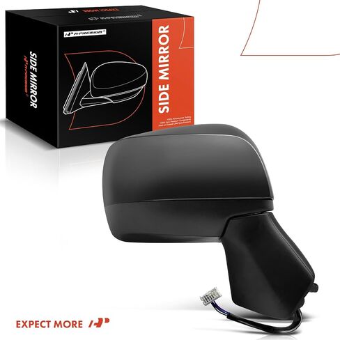 A-Premium Passenger Side Power Door Mirror - Compatible with Subaru Forester 2014 2015 2016 2017 2018 - Heated Manual Folding Black Outside Rear View Mirror - Replace# 91036SG331 in Saudi Arabia