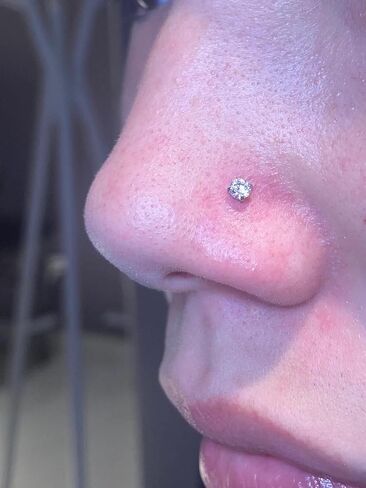 18G 20G 22G Corkcrew Rings Rings Studs 316L Surgical Steel Hypoallergenic Datss Nostril Percing Jewelry for Women Men Zirconia size 1.5mm 2mm 2.5mm 3mm 3.5mm 4mm 4mm 4mm in Kuwait