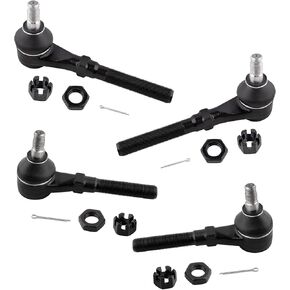 4pcs الأمامية الجبهة Inner Tie Rods End Links تناسب Ford Expedition 1997-2002 ، F-150 1997-2003 ، F-250 1997-1999 ، ل Lincoln Navigator 1998-2002 استبدال# ES3366 ES3367 ES3369 ES3370 in Kuwait