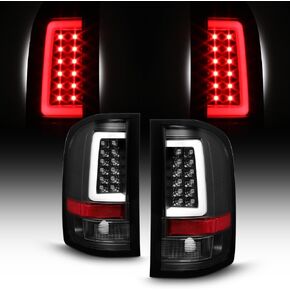 AKKON - لعام 2007-14 تشيفي سيلفرادو كامل LED LED خلال النهار تشغيل بار مصباح الذيل الأضواء السوداء العدسة واضحة مجموعة كاملة in Saudi Arabia