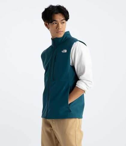 THE NORTH FACE Men’s Apex Bionic 3 Windproof Vest, TNF Dark Grey Heather, Large in Saudi Arabia