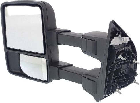 مرآة Garage-Pro متوافقة مع 2008-2010 Ford F-250 Super Duty و F-350 Super Duty و Driver Side Manual Towing Tower Black مع زجاج بقعة عمياء in Saudi Arabia