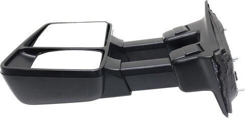 مرآة Garage-Pro متوافقة مع 2008-2010 Ford F-250 Super Duty و F-350 Super Duty و Driver Side Manual Towing Tower Black مع زجاج بقعة عمياء in Saudi Arabia