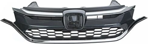 PartsFlow Grille Compatible With 2015 2016 Honda CR-V Front Upper & Lower Chrome Trim Mesh Bumper Grill in Saudi Arabia