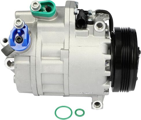 ECCPP AC Compressor with Clutch CSV717 Fast Cooling Fit for BMW X5 3.0L 2002-2005 2006 Air Conditioning Compressor 4 Grooves in Saudi Arabia
