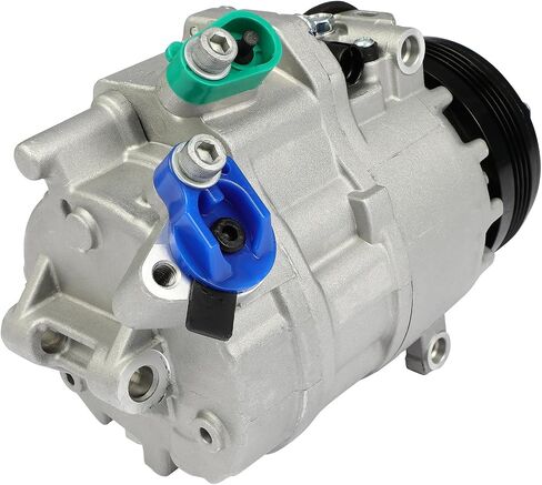 ECCPP AC Compressor with Clutch CSV717 Fast Cooling Fit for BMW X5 3.0L 2002-2005 2006 Air Conditioning Compressor 4 Grooves in Saudi Arabia