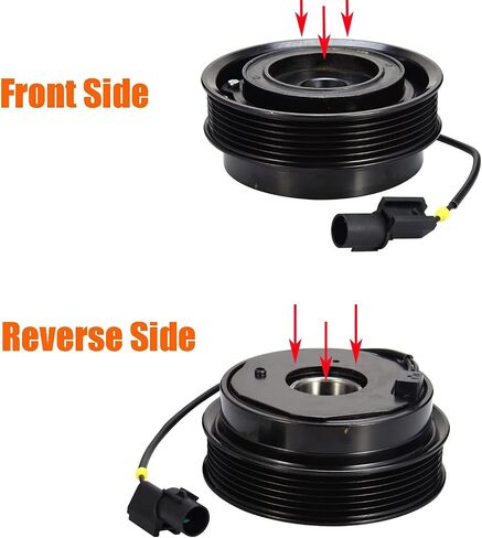 A/C Compressor Clutch Assembly Kit Plate Pulley Bearing Coil 977012D600 Replacement for Kia Rondo 2.4L 2007-2008, AC Air Conditioning Compressor Clutch Coil Auto Repair Kit Compatible with Kia Rondo in Saudi Arabia