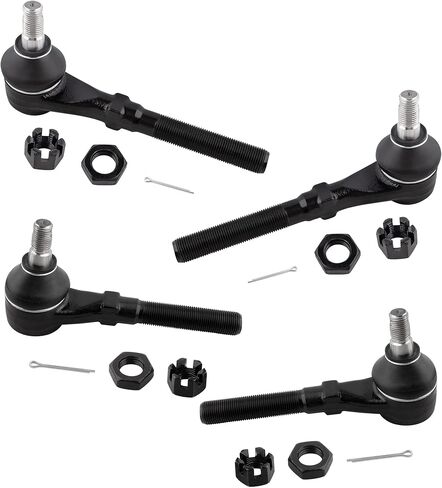 4pcs الأمامية الجبهة Inner Tie Rods End Links تناسب Ford Expedition 1997-2002 ، F-150 1997-2003 ، F-250 1997-1999 ، ل Lincoln Navigator 1998-2002 استبدال# ES3366 ES3367 ES3369 ES3370 in Saudi Arabia