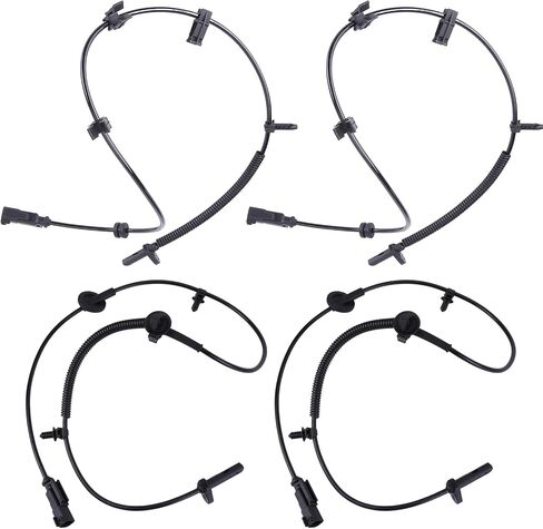 ABS Wheel Speed Sensor Fit for 08-17 for Buick Enclave 09-17 for Chevy Traverse 07-16 for GMC Acadia 07-10 for Saturn Outlook Rear Left Rear Right Front Left Front Right 4pcs ABS Sensors in Saudi Arabia