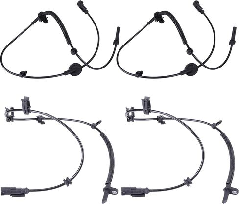 ABS Wheel Speed Sensor Fit for 08-17 for Buick Enclave 09-17 for Chevy Traverse 07-16 for GMC Acadia 07-10 for Saturn Outlook Rear Left Rear Right Front Left Front Right 4pcs ABS Sensors in Saudi Arabia