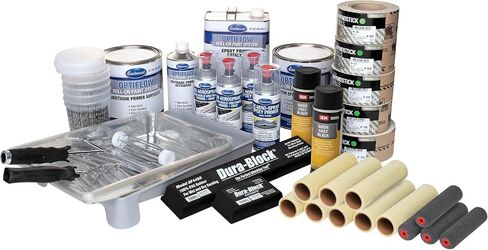Eastwood Ultimate Optiflow Epoxy و urethane Automotive Primer Roll-On Paint Kit Gray in Kuwait