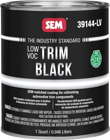 SEM 39144 -LV Low VOC Trim Aerosol Black Aerosol - 1 Quart in Saudi Arabia