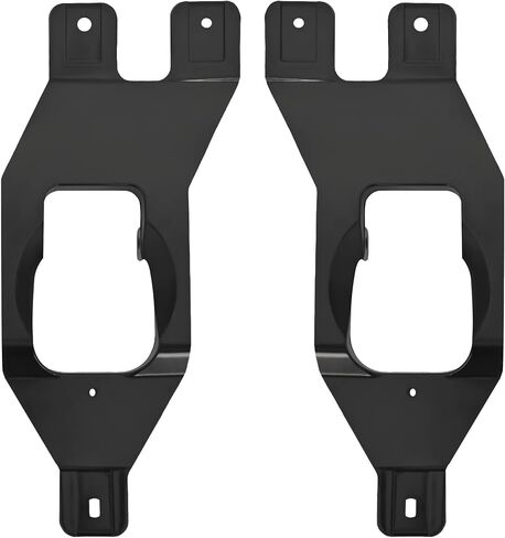 HECASA Pair Fog Light Brackets Compatible with 1999-2004 Ford Excursion F250 F350 F450 F550 Super Duty Pickup Driving Fog Lamp Trim LH&RH Black Bezel Bracket Plastic(PC) in Saudi Arabia