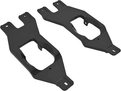 HECASA Pair Fog Light Brackets Compatible with 1999-2004 Ford Excursion F250 F350 F450 F550 Super Duty Pickup Driving Fog Lamp Trim LH&RH Black Bezel Bracket Plastic(PC) in Saudi Arabia
