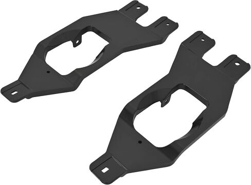 HECASA Pair Fog Light Brackets Compatible with 1999-2004 Ford Excursion F250 F350 F450 F550 Super Duty Pickup Driving Fog Lamp Trim LH&RH Black Bezel Bracket Plastic(PC) in Saudi Arabia