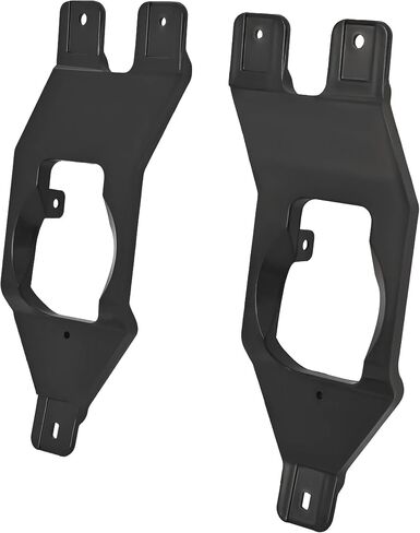 HECASA Pair Fog Light Brackets Compatible with 1999-2004 Ford Excursion F250 F350 F450 F550 Super Duty Pickup Driving Fog Lamp Trim LH&RH Black Bezel Bracket Plastic(PC) in Saudi Arabia