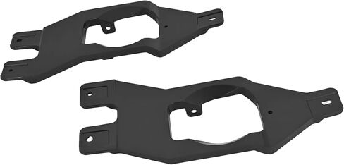 HECASA Pair Fog Light Brackets Compatible with 1999-2004 Ford Excursion F250 F350 F450 F550 Super Duty Pickup Driving Fog Lamp Trim LH&RH Black Bezel Bracket Plastic(PC) in Saudi Arabia