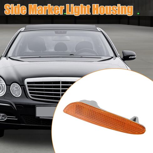 uxcell Car Markers Accessories Side Marker Light Housing Turn Signal Lamp Cover Assembly No.A2118200121/A2118200221 for Mercedes-Benz E320 2003-2006 in Saudi Arabia