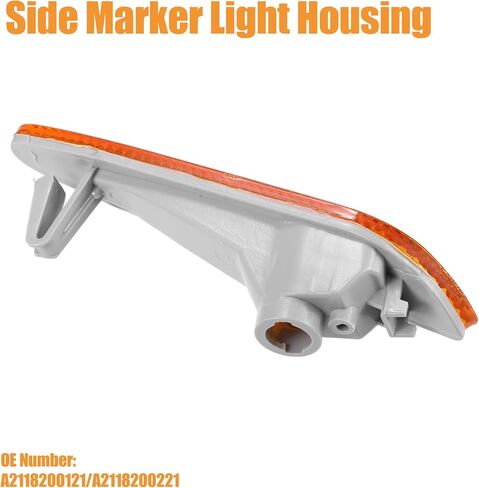 uxcell Car Markers Accessories Side Marker Light Housing Turn Signal Lamp Cover Assembly No.A2118200121/A2118200221 for Mercedes-Benz E320 2003-2006 in Saudi Arabia