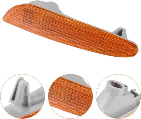 uxcell Car Markers Accessories Side Marker Light Housing Turn Signal Lamp Cover Assembly No.A2118200121/A2118200221 for Mercedes-Benz E320 2003-2006 in Saudi Arabia