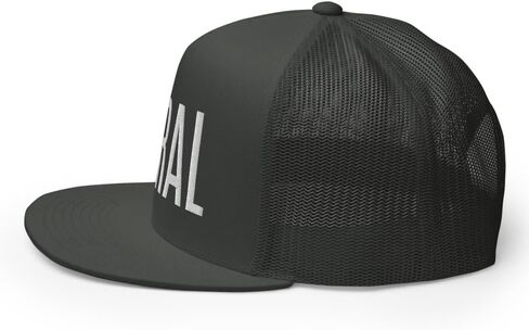 NG Feral Flated Flat Bill Bill Trucker Hat High Crown Cape Wild Cape in Kuwait