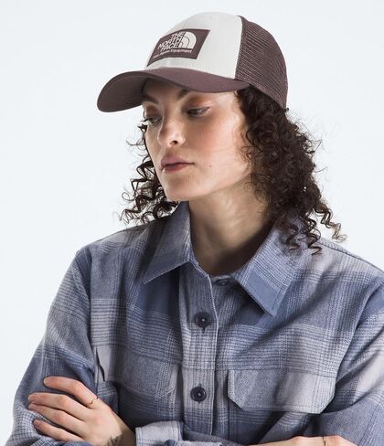 THE NORTH FACE Mudder Trucker Baseball Cap | Classic Fit Snapback Hat for Men & Women with FlashDry Sweatband, Breathable Fabric, Tawny Quartz/White Dune, One Size in Saudi Arabia