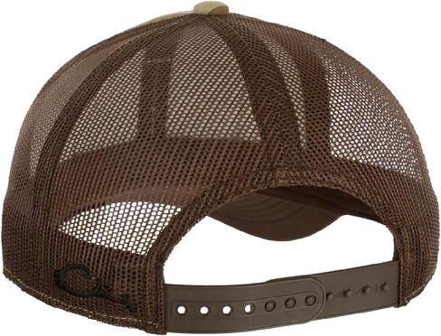 DRAKE Waterfowl Square Patch Foam Cabe الأمامي - الألواح الأمامية القطنية وشبكة Visor Back 6 CAP LOW PLAKE in Kuwait