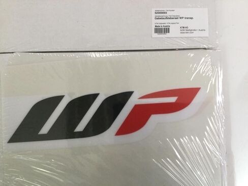 KTM FORK PROTECTION STICKER SET WP DECAL 48MM FORKS 2005-2022 52000093 in Saudi Arabia