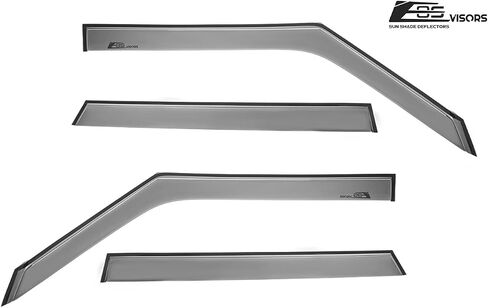 Extreme Online Store Replacement for 2014-2019 Kia Soul Models | EOS Visors Tape-On Style Smoke Tinted Side Vents Rain Guard Window Deflectors DWV-V132 in Saudi Arabia