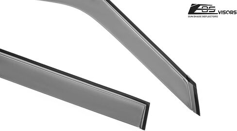 Extreme Online Store Replacement for 2014-2019 Kia Soul Models | EOS Visors Tape-On Style Smoke Tinted Side Vents Rain Guard Window Deflectors DWV-V132 in Saudi Arabia