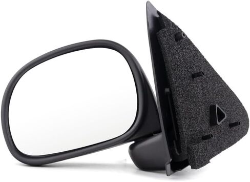 Ford F-150 1997 98 99 00 01 2002 Door Mirror Driver Side | دليل | مستطيل | أسود | بيك آب | استبدال 1L3Z 17683 GAA | FO1320132 in Saudi Arabia
