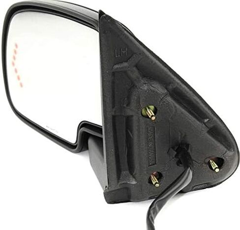 Kool Vue Left Power Heated Mirror for Chevrolet Silverado 1500 Tahoe 2003-2006 Manual Fold With Signal Light & Puddle Lamp; Without Blind Spot Monitor, Memory & Auto-Dimming with 2 Caps in Saudi Arabia