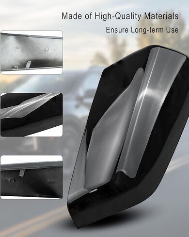 غطاء غطاء المرآة الجانبي للركاب ملاءمة لشيفروليه Expenox GMC Terrain 2018-2023 استبدال 23406416 23406417 84225387 84545949 ، غطاء مرآة الرؤية اليمنى السوداء اليمنى in Kuwait