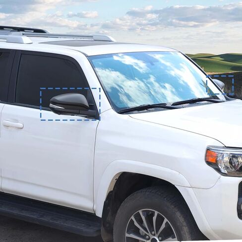 Voodonala for Toyota 4Runner 2017-2024 Side Review Mirror Cover متوافق مع Toyota 4Runner 2017-2024 (Matte Black ، 2pcs ، ABS) in Saudi Arabia