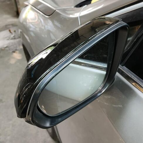 New Door Exterior Rear View Mirror Cover Cap Trim for Lexus RX NX RX200T RX300 RX350 RX450H RX350L RX450L 2016-2023 (Glossy Black) in Kuwait