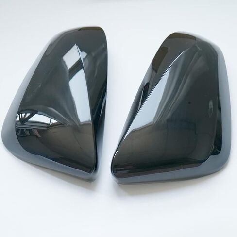 New Door Exterior Rear View Mirror Cover Cap Trim for Lexus RX NX RX200T RX300 RX350 RX450H RX350L RX450L 2016-2023 (Glossy Black) in Kuwait