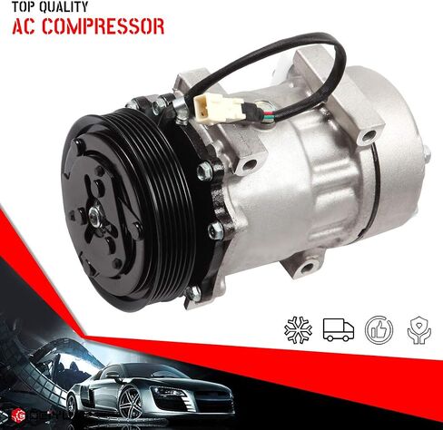 CCIYU Air Conditioner AC Compressor with Clutch for Car 1997-1999 2000 for Jeep Cherokee,1997-1998 for Jeep Wrangler 2.5L 4.0L Air Conditioning Compressor for 10345721 in Saudi Arabia