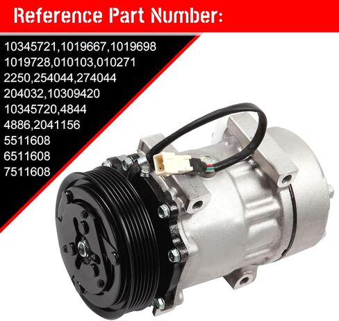 CCIYU Air Conditioner AC Compressor with Clutch for Car 1997-1999 2000 for Jeep Cherokee,1997-1998 for Jeep Wrangler 2.5L 4.0L Air Conditioning Compressor for 10345721 in Saudi Arabia