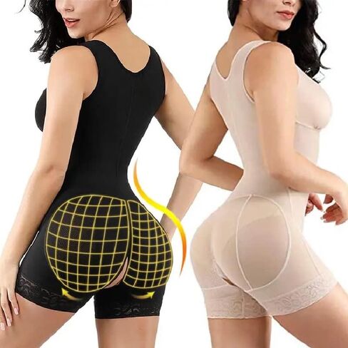 fajas colombianas bodysuitewear مفتوحة المنشعب قابلة للتعديل 3 خطافات in Kuwait