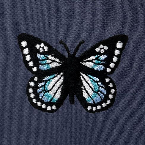 Dalix Butterfly مطرزة غسل الركض بانت بانت ناعم الصوف استرخاء صالة ملائمة in Saudi Arabia