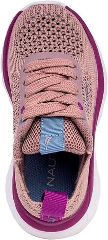 Nautica Girls Toddler Slip-On Slip-On Sneakers مع Max Comfort Sole ، Fungee Closure ، أحذية التنس للمدرسة واللعب (طفل صغير/طفل صغير) in Saudi Arabia