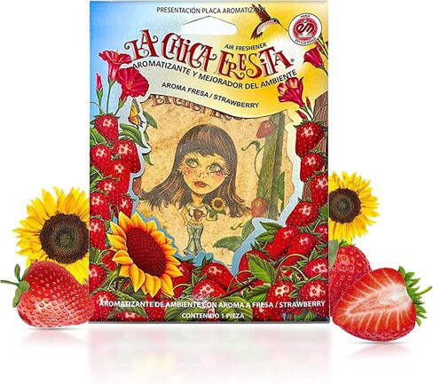 12 PCS Strawberry La Chica Fresita Air Croomeners Aromatizante Fresa in Saudi Arabia