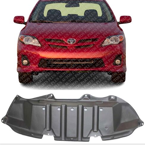 Front Engine Splash Shield Under Cover Direct Replacement Compatible with 2009-2012 Toyota Corolla TO1228148 5145102040 in Saudi Arabia