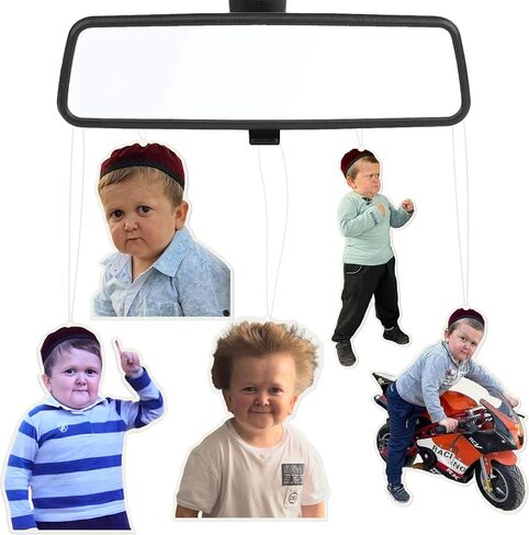 Hasbulla 5 Pack Car Air Freshener - Hasbulla Magomedov Custom Air Fresheners with Picture of Hasbulla - Personalized Air Freshener For Car, Closet, Backpack, Luggage & More! - 2 Packs to Choose From! in Saudi Arabia