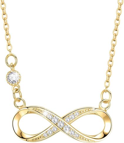 925 Sterling Silver Infinity Love Heart Sunflower Necklace for Women Hypoallergenic Sterling Silver Pendant Jewelry in Kuwait