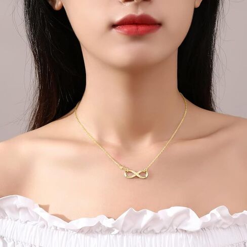 925 Sterling Silver Infinity Love Heart Sunflower Necklace for Women Hypoallergenic Sterling Silver Pendant Jewelry in Kuwait