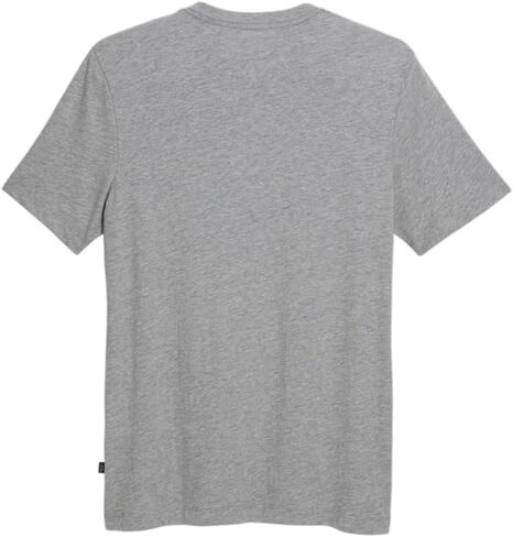 Puma Mens Essentials No. 1 Logo Crew Neck Short Sleeve Casual Tops Casual - Grey - Size XL in Saudi Arabia