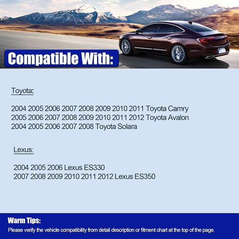 LCWRGS Front TIE ROD تنتهي بديل لـ 2004-2011 Toyota Camry ، 2005-2012 Toyota Avalon ، 2004-2008 Toyota Solara ، 2004-2006 Lexus ES330 ، 2007-2012 لكزس ES350 ، ES80602 ES80603 in Saudi Arabia